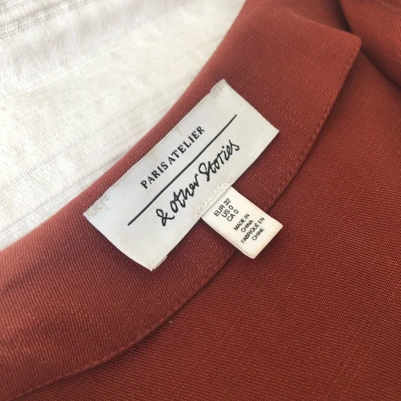 & Other Stories Puff Sleeve Wrap Blouse - Picture 3 of 4